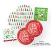 Creative Converting Holiday Cheers Red and Green Funny Christmas Party Plates and Napkins (64 Piece)