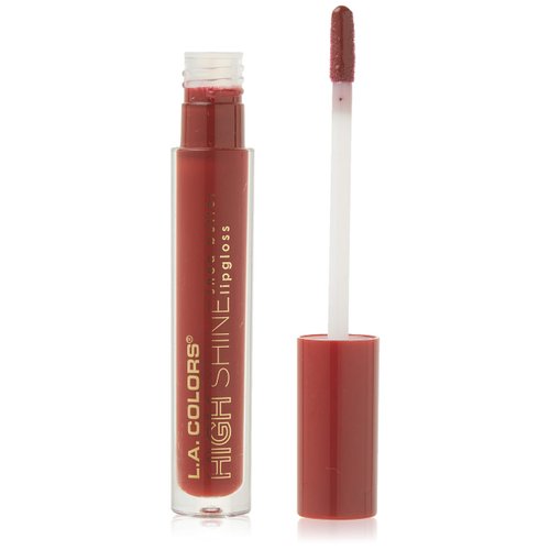 L.A. COLORS High Shine Shea Butter Lip Gloss, Scarlett, 0.14 Ounce