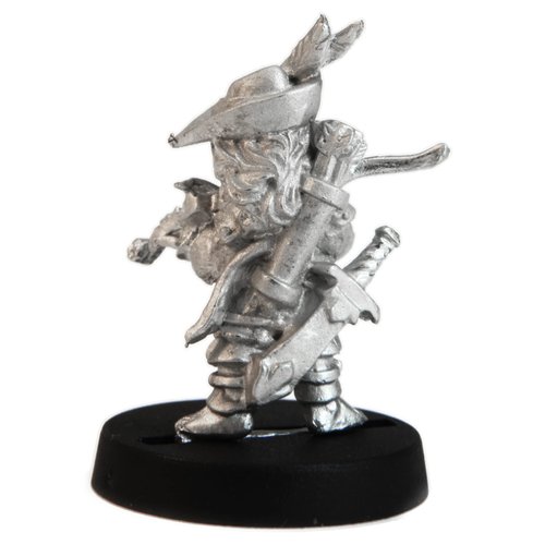 Stonehaven Halfling Bard Miniature Figure (for 28mm Scale Table Top War Games) - Made in USA