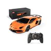 BEZGAR Remote Control Car Licensed RC Car, 1:24 Lambo Toy Car for Kids, Lambo Aventador SVJ Remote Control Model Car Electric Sport Racing Hobby Car for 3 4 5 Year Old Boy Birthday Gift (Orange)