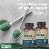 DEVA Vegan Omega-3 DHA Supplement, Once-Per-Day Softgel 200 MG, Carrageenan Free, Gelatin Free, Non-Fish, Algae Oil, Omega-3 Fatty Acids - 90 Softgels