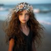 Vivivalue Fairy Flower Crown woodland floral headband Forest Elf Headpiece Elven Circlet Accessory for Women Girls Halloween Cosplay Renaissance Party