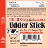 Dr. Hess Original Udder Stick SPF Lip Balm, Soothing Moisturizer Sun Screen Balm for Dry Lips with Jojoba, Beeswax & Shea Butter, Total Lip Care, Hydration & Repair, Pomegranate Flavor, 4 Pack