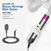 Hair Styler Power Charger Cable Replacement for Dyson Airwrap Styler Power Cord Cable Adapter Plug Accessaries, 110V Curler Power Cord Cable Line Repair Set, Hair Styler Power Cord Charger Cable
