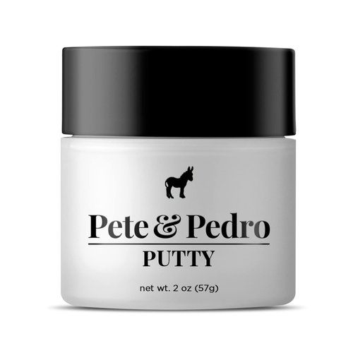 Pete &amp; Pedro HAIR PUTTY - Strong Hold, Matte Finish, Low Shine Hair Clay for Men, Ideal for Hairs...