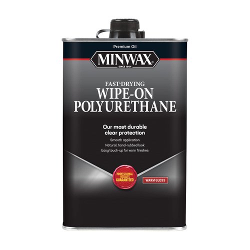 pt Minwax 40900 Clear Wipe‐On Poly Oil-Based Polyurethane Finish, Warm Gloss