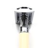 Edwin Jagger DE87BLAMZ Classic Double Edge Manual Eco-Friendly and Reusable Safety Razor for Men and Women for Shaving Cream or Soap Fits All DE Razor Blades (Imitation Ivory)