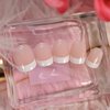 Nude Pink French Press On Nails Short Squoval False Nails Women Girls Nail Art Tips Full Cover Reusable Fingernails Datechable Acrylic Manicure For Daily Dating Office Home Party (24pcs)