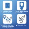 Rockland Guard - Disposable Toilet Seat Covers Flushable Paper Travel Pack (50-Count)