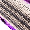 Bodermincer 120pcs 0.10mm Thickness Handmade Fish Tail False Lahses Thick Natural Long Black Individual False Eyelashes Fake Eye Lashes Extensions Makeup Tool (12mm)