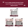 i-ENVY 30D Extension Cluster Individual Lashes, Easy to Apply, Flat Tapered-End Root, Pre-fanned Volume Lashes, J Curl with Soft Fiber, Quick Application for Salon Quality & Result (Short-56Clusters)