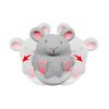 Latex with Rubber Tumbler Dog Toy (Mouse)
