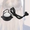 Mini Constant Temperature Hot Pot Hair Extension Glue Melting Pot Lightweight Portable Heat Wig Glue Melting Stove for Extension Repair Tool (US)