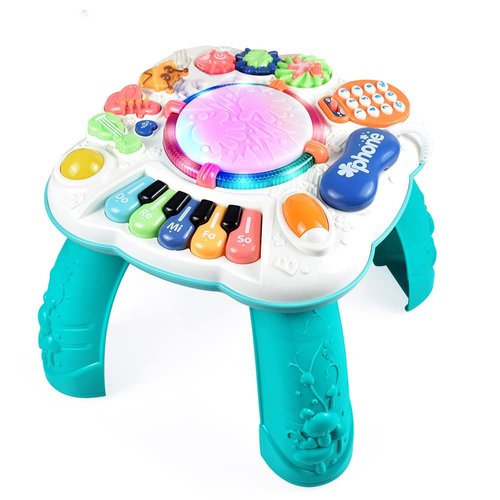 Dahuniu Baby Toy- Engaging Baby Activity Center for 6 12 18 Months Old- Safe, Sturdy, and Fun (11.8 x 11.8 x 12.2 inches)