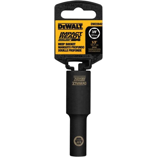 DEWALT IMPACT Socket, Deep, SAE, 1/2 Inch Drive, 15/16 Inch (DW22932)