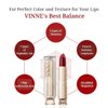 VINNE Plumping Glow Tint Lip Balm: Makeup Vegan-Certified by Italy's V-LABEL, 5-in-1 Function with (Intense Cherry)