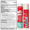 Eco Lips Broad Spectrum SPF Sun Protection Lip Balm 3-Pack with Carabiner Eco Clip (Berry, Vanilla, Mint) With Cocoa Butter & Aloe to Moisturize Lips | Made in USA