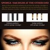 Exolgo Tendresse Waterproof Eyeliner | 2 In 1 Soft Silky Long Lasting Eye Liner With Sponge Applicator | Automatic Self Sharpening Eye Definer Pen With Pin Point Accuracy | Made In Germany | (Black)