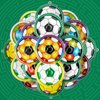 Gemscream 48 Pcs Mini Soccer Maze Puzzles Sport Ball Plastic Maze Puzzles Toys Maze Puzzle Games for Classroom Valentine Kids School Prizes Exchange Party Favors Easter Eggs Fillers