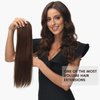 Rose bud Clip in Hair Extensions Real Human Hair 7Pcs 16Clips 10Inch 110g Natural Thick Hair Extensions Human Hair
