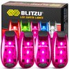 BLITZU Dog Lights for Night Walking Running Gear Running Reflective Gear Stroller Lights Walking Light Night Walking Dog Collar Lights Nighttime Clip on Running Lights for Joggers Clip Pink