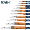 Opinel No.08 Carbon Steel Folding Pocket Knife with Beechwood Handle, Brown (2540089)