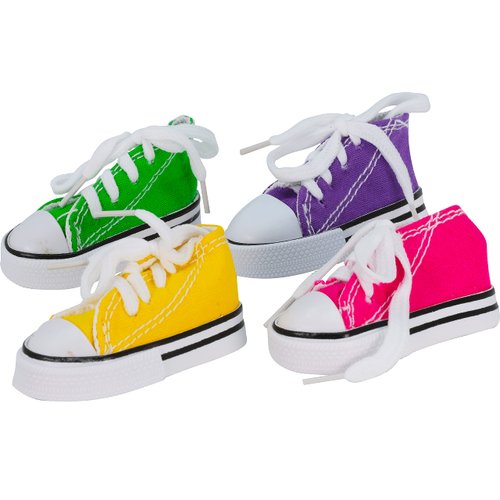 Bonka Bird Toys 6 Mini Sneakers Colorful Cotton Shredding Parrot Parrotlet Budgie Finch Cockatoo