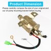 WMPHE Compatible with Electric Fuel Pump E11007 Onan Gas 4000 RV Cummins Generator 4KW Microlite MicroQuiet Replacement for 149-2311 A029F889