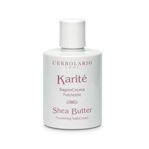 L’Erbolario Shea Butter Nourishing Bath Cream - Nourishing Body Wash - With Fair Trade Shea Butter - Paraben and Sulfate Free Shower Gel - 10.1 oz