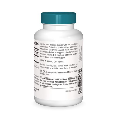 Source Naturals Wellness EpiCor with Vitamin D-3 for Heightened Immune Defense - 60 Capsules