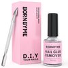 Nail Glue Remover, BORNBYME Nail Remover for Press on Nails Acrylic Fake Flase Nails