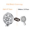 Shower Head with Handheld High Pressure-Full Body Coverage Powerful Rain Showerhead Extra 60" Long Hose and Adjustable Brass Joint Holder- The Perfect Detachable Heads for Bathroom Upgrade