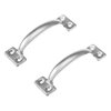 LIZAVO V171 6-1/2" Gate Handle, Screen Door Handle in Stainless Steel Color- 2 Pack