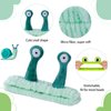 Rthjsfj 2 Pack Face Wash Headbands Spa Headband Snail and Frog Hair Bands Cartoon Cute Coral Fleece Elastic Headbands for Women Washing Face Skincare Makeup Shower Sports