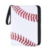 Zettokete 4 Pocket Baseball Card Binder,50 Double-Sided Pages for 400 Slots for Sports Cards,Collectible Trading Card Protective Album