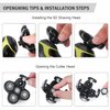 Telfun Shaver Replacement Blades, 5 Heads Beard Cutter Replacement Blade Easy Install Electric Razor Shaver Head for Bald and Face
