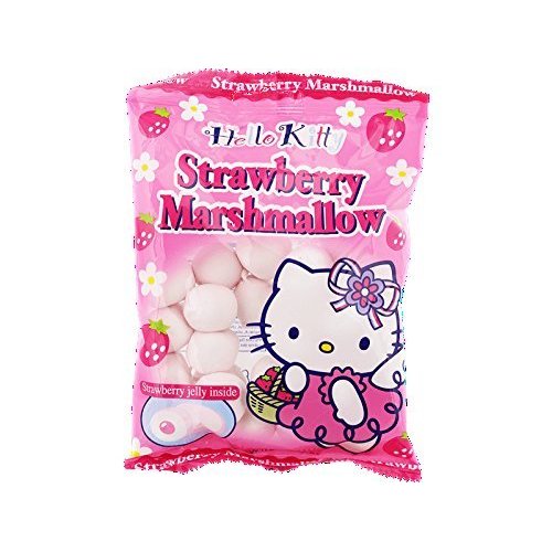 Hello Kitty Marshmallow - Strawberry Marshmallow Snacks Japanese Candy