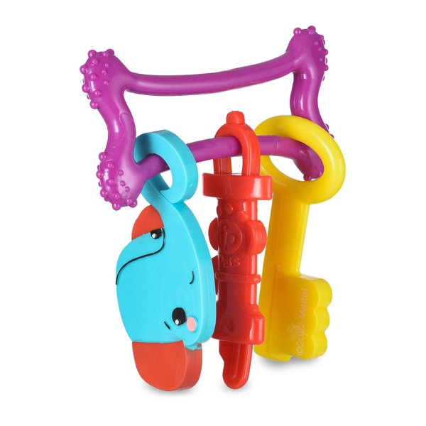 Fisher-Price for Pets Key-9 Teething Ring for Puppies - Dog Chew Toy for Puppies, Puppy Teething Toy, Puppy Teether - Puppy Toys, Cute Puppy Gift Toys