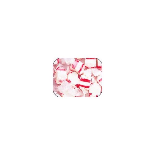 Peppermint Red & White Gourmet Salt Water Taffy 1 Pound Bag
