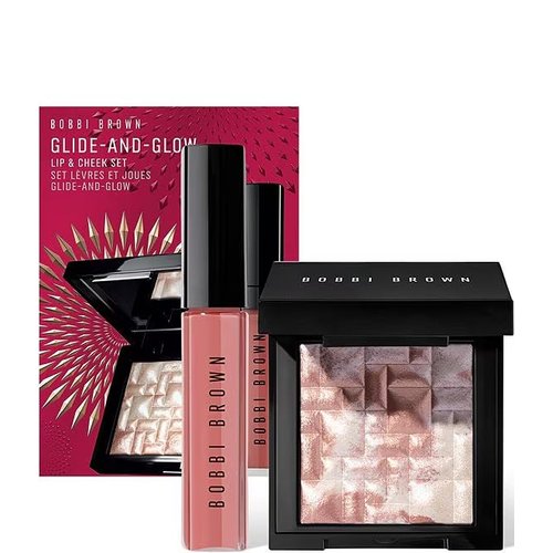 Bobbi Brown Glide-and-Glow Lip Gloss + Highlighter Set