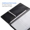 Sooez Leather Professional Credit Card Holder, Business Card Book Holder Organizer 240 Card Capacity, PU Credit Card Organizer for Men&Women, Credit Card Binder Name Card Gift Cards Booklet (Black)