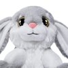 Nleio Bunny Rabbit Stuffed Animal, 8.5" Bunny Plush with Floppy Ears, Huggable & Washable, Baby Stuffed Animals Plush Toy for Girls Boys Kids Friends Easter Birthday Gifts (Gray)