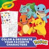 Crayola Pokemon Coloring Book, 96 Coloring Pages, Gift for Kids 3, 4, 5, 6