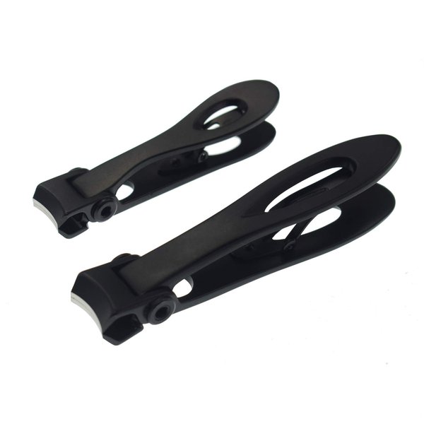 Motanar Nail Clipper Set, Fingernail and Toenail Clippers for Thick Nails Toenails, Nail Cutter Trimmer for Women, Men and Seniors, with 15mm Wide Jaw Opening Ultra Sharp Blade (Black)