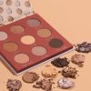 Beauty Bakerie Cosmetics Highly Pigmented Eye Shadow Makeup Palette, Sparkly/Glitter/Shimmer/Metallic/Matte Eyeshadow Look, Vegan, Cruelty-Free, Paraben-Free, 9 Shades, The Chosen Bun