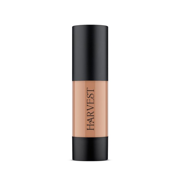 Harvest Natural Beauty - Perfecting Organic Liquid Foundation - Color Adjusting and Nourishing - 100% Natural and Certified Organic - Non-Toxic, Vegan and Cruelty Free (Almond)