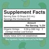 MaryRuth's | Ginkgo Leaf Liquid Drops | Herbal Supplement | Nootropic, Neuroprotective, Circulatory System & Nervous System Health | USDA Organic, Non-GMO, Vegan | 60 Servings