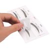 128 PCS Eyebrow Stencil 4 Styles Eyebrows Shaping Stickers Adjustable Eyebrow Grooming Template DIY Brows Guide Makeup Tool