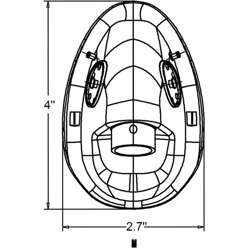 2 Packs Non-Rebreather Oxygen Mask for Child with Reservoir Bag - Size M