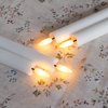 Mavandes Flameless Taper Candles with Remote Timer,White LED Battery Operated Flickering Pack of 4 Window Candles,Real Wax Warm Fire 3D-Wick Flameless Candlesticks,Wedding Home Decor(0.78” x 9.64”)
